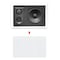 Pyle Pyle In-Wall / In-Ceiling Dual 5.25'' Enclosed Speaker Systems, 2-Way Flush Mount, Stereo Sound PDIW57 - alternate 9